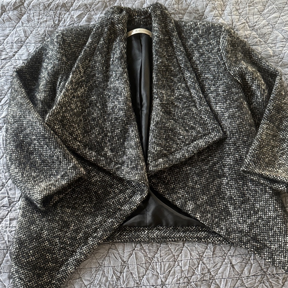 Ulla Johnson Charcoal and Light Gray Cardigan
